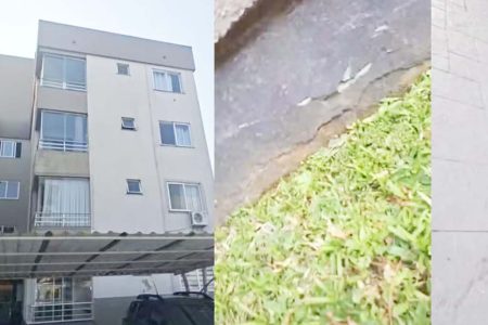 Itajaí: Moradores de 48 apartamentos deixam três prédios com risco de colapso