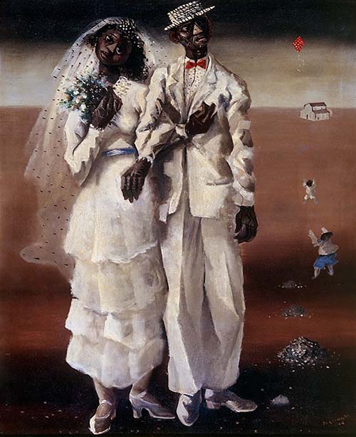 ”Casamento na Roça”, Cândido Portinari- óleo sobre tela (98x79cm)-194 . Projeto Portinari.