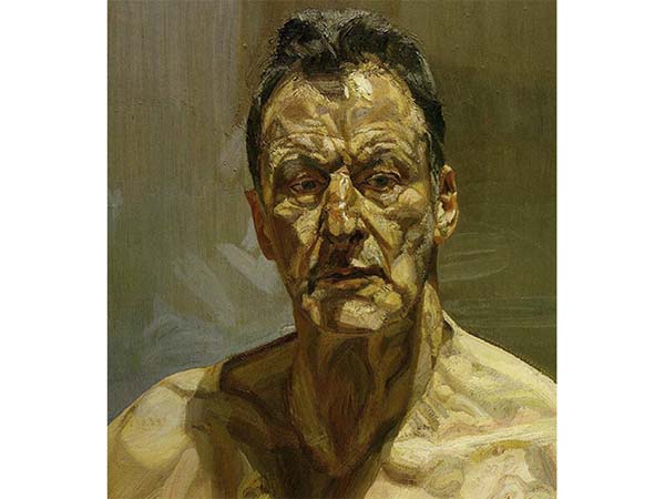 "Reflexo"- autoretrato de Lucien Freud - óleo sobre tela - 51,2 x 56,2 cm - Coleção particular.