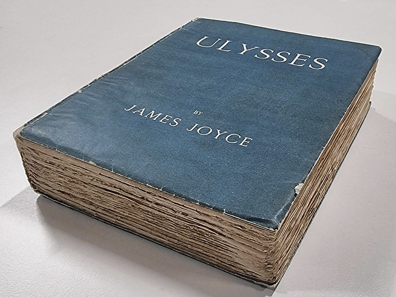 Imagem do livro "Ulysses" (1914-1921) - de James Joyce - publicado em 1922.