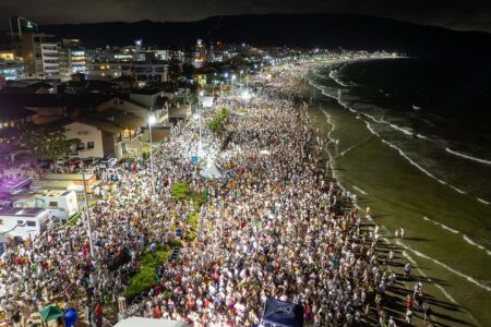 Virada de ano em Bombinhas terá shows e fogos de baixo estampido