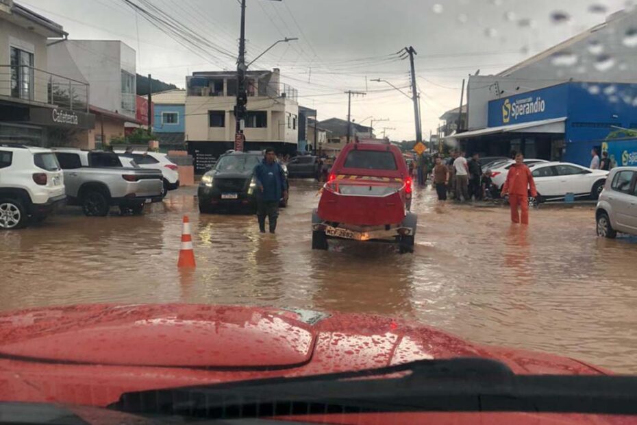 Governador Celso Ramos chuvas hojesc