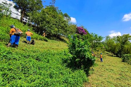 Blumenau mobiliza equipe de manutenção para limpeza urbana da Margem Direita