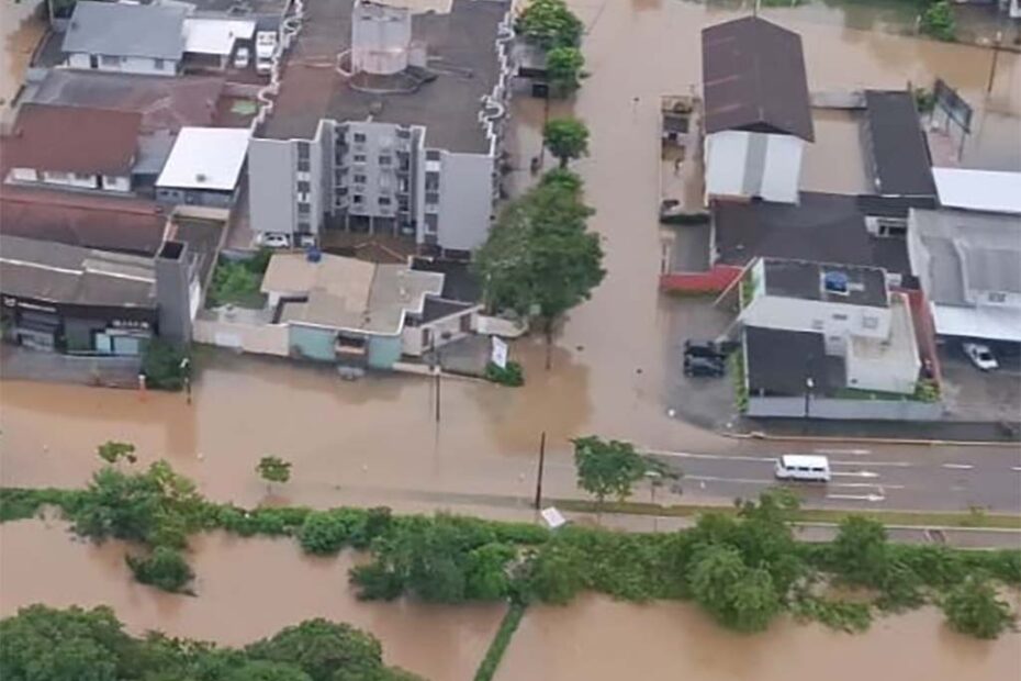 chuva joinville 2025 hojesc
