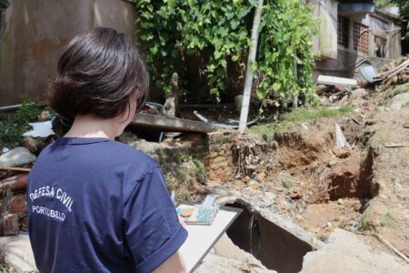 Após chuvas, Porto Belo continua levantamento de áreas de risco