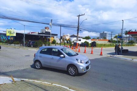 Navegantes: obras na José Juvenal Mafra geram novas mudanças no trânsito