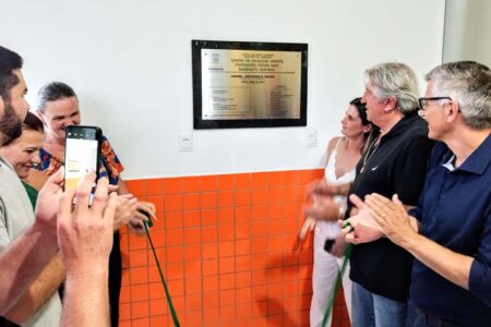 Camboriú: Leonel Pavan inaugura CEI Fátima Nair Bambinetti Gervásio