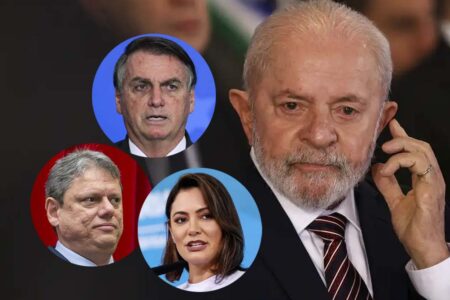 Paraná Pesquisas: Lula empata com Tarcísio e Michelle e perde de Bolsonaro, inelegível