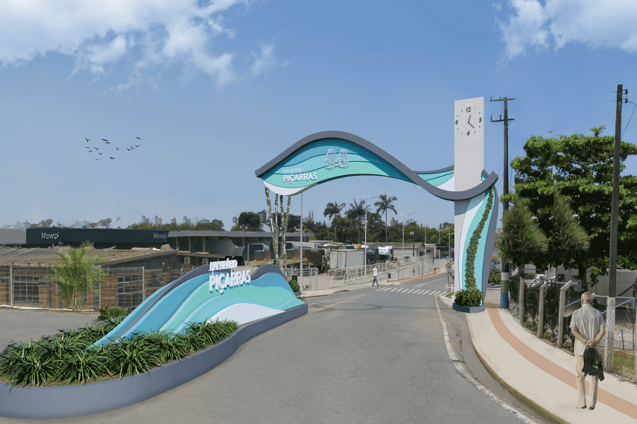 Balneário Piçarras: obra do novo portal turístico é autorizada e vai custar quase R$ 1 milhão