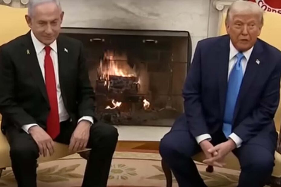 trump Netanyahu usa gaza israel palestine