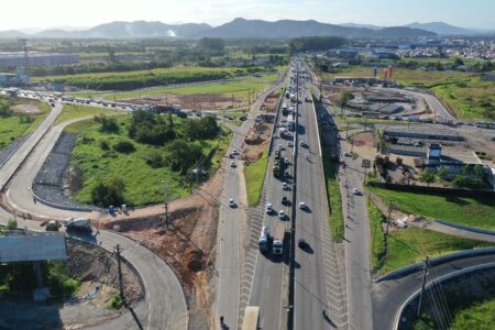 Itajaí: Governo catarinense libera novas alças de acesso na interseção entre BR-101 e SC-486