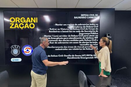 Baln. Camboriú: Juliana Pavan prepara plano para enfrentar possíveis chuvas