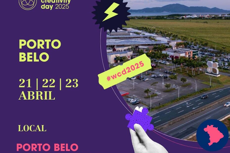 porto belo World Creativity Day 2025 hojesc