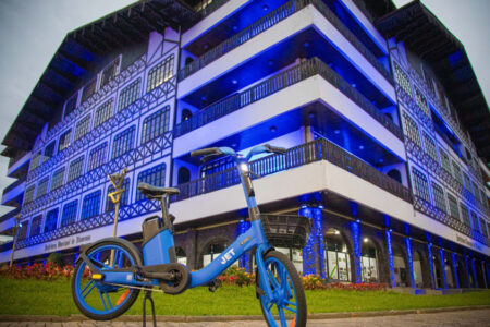 Bicicletas elétricas para locação chegam a Blumenau