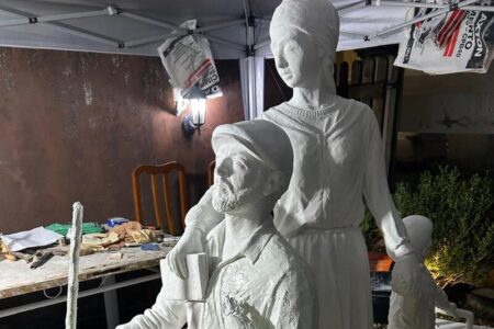 Monumento ‘A chegada – L’arrivo’, de Walmir Binhotti, homenageará os 150 anos da imigração italiana em SC