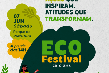 Criciúma promove EcoFestival com inscrições abertas para artistas locais