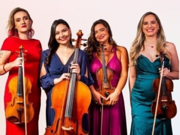 Quarteto Catarinas apresenta projeto ‘Do clássico ao popular – Mulheres da música’ no Cinema do CIC