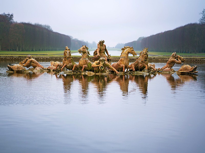 "Fonte Apolo" - (também deus grego do Sol)-  Versalhes - Projetada por Jean-Baptiste Tuby - 1668-1671 - reinado de Luís XIV- Foto com direitos autorais de Roberto A.Sanchez.