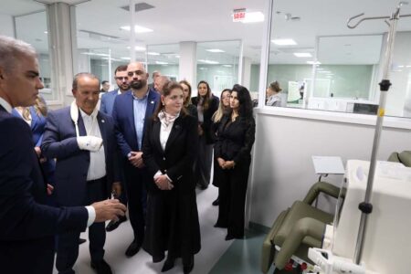 Jorginho participa da inauguração do Centro de Alta Complexidade Renal na Grande Florianópolis