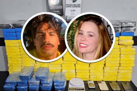 Casal ostentação de Balneário Camboriú é preso com R$ 25 milhões em drogas