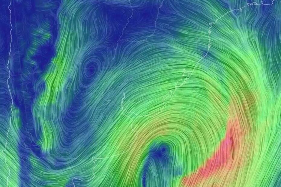 ciclone extratropical sul pais