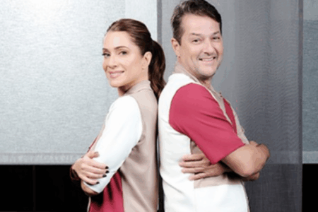Letícia Spiller e Marcelo Serrado apresentam a comédia ‘Avesso do Avesso’ em Floripa