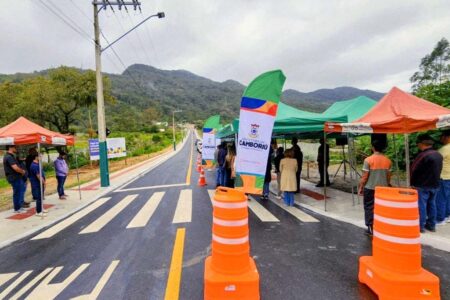Prefeitura de Camboriú entrega pavimentação da Rua Rio Pardo