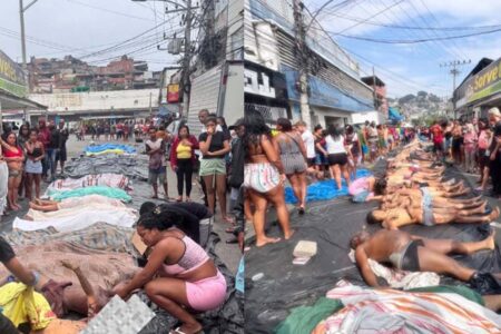 Após operação no Rio que matou 64, moradores retiram mais 65 corpos em área de mata