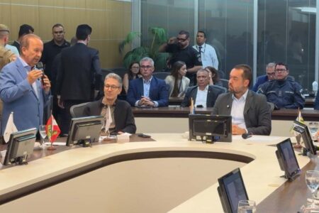 Jorginho defende união contra crime organizado em reunião com governadores no Rio