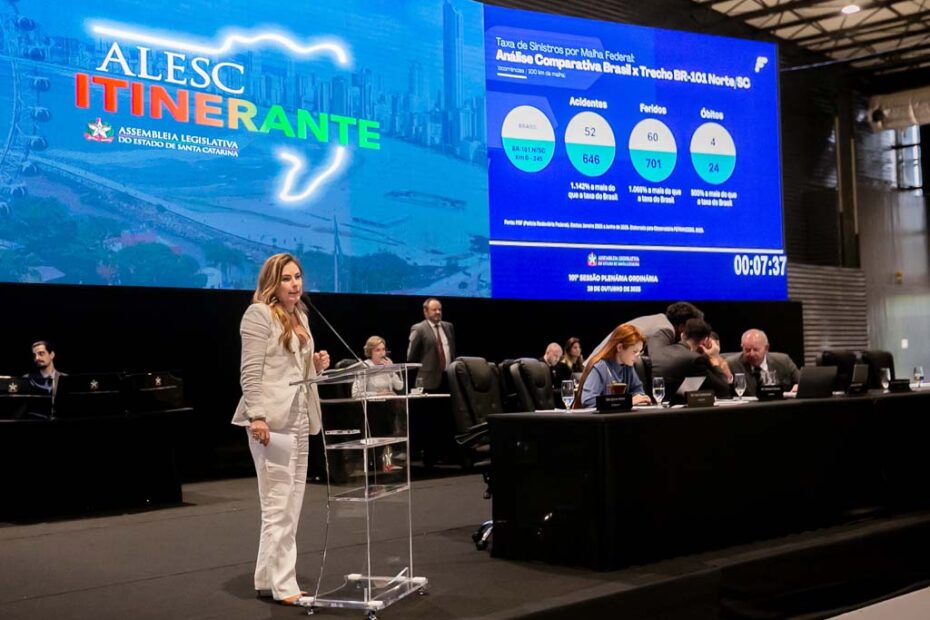 deputada paulinha alesc itinerante balneario camboriu