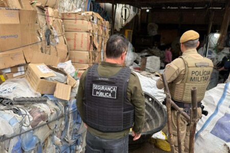 Itapema: operação integrada fiscaliza receptadores de reciclados