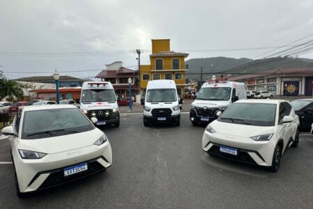 Porto Belo recebe veículos elétricos para a Secretaria de Saúde