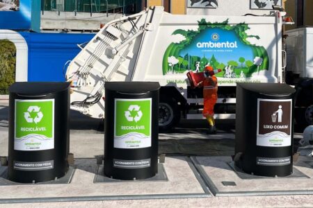 Balneário Camboriú ganha novos contentores subterrâneos para descarte de resíduos