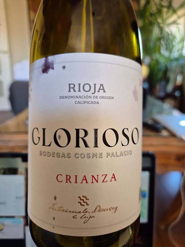 glorioso crianza vinho