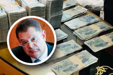 Polícia apreende R$ 430 mil na casa de líder do PL Sóstenes Cavalcante; veja fotos