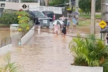 Palhoça decreta situação de emergência devido às fortes chuvas dessa terça-feira (9)