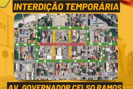 Porto Belo: Av. Governador Celso Ramos terá interdição temporária até esta terça (16)