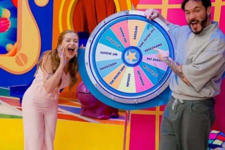 Viih Tube e Eliezer estreiam como apresentadores de programa infantil do SBT
