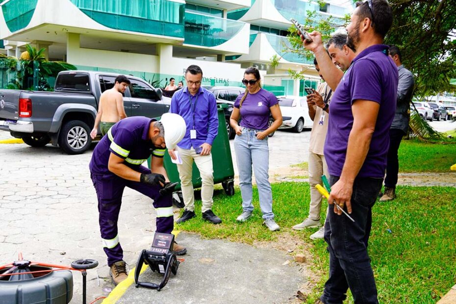 lacres quatro ilhas esgoto irregular bombinhas