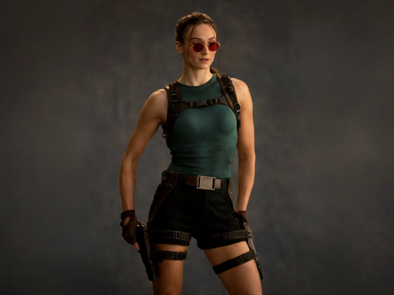 Sophie Turner Como Lara Croft na Nova Série Tomb Raider