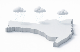 mapa chuva santa catarina