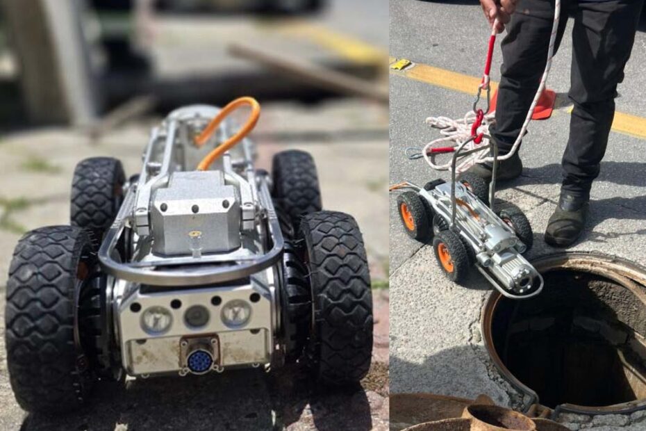 robo bombinhas esgoto irregular