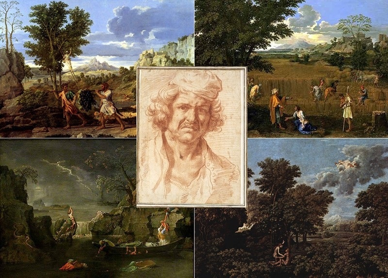 "As quatro Estações"-Nicolas Poussin (1594-1665) óleo sobre tela-entre 1660 e 1664-acervo do Museu do Louvre-Paris.