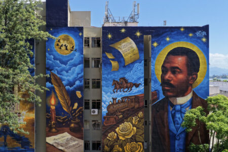 Florianópolis inaugura mural em homenagem a Cruz e Sousa no Jardim do Museu Histórico