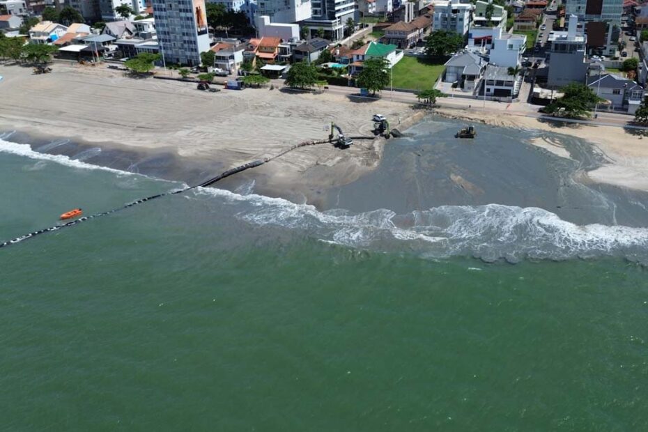 praia central alargamento balneario picarras sc