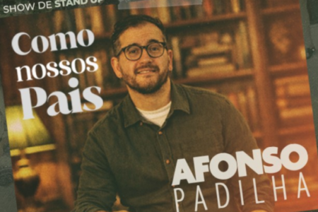 Afonso Padilha apresenta stand-up “Como Nossos Pais” no CIC, em Florianópolis