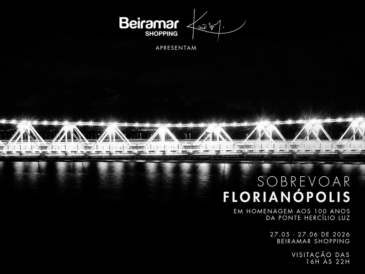 Beiramar Shopping celebra centenário da Ponte Hercílio Luz com exposição fotográfica do artista Kaio Murilo