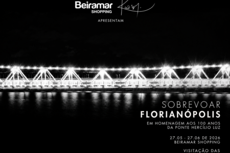 Beiramar Shopping celebra centenário da Ponte Hercílio Luz com exposição fotográfica do artista Kaio Murilo