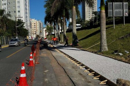 Itapema começa implantação de nova ciclofaixa no Estreito