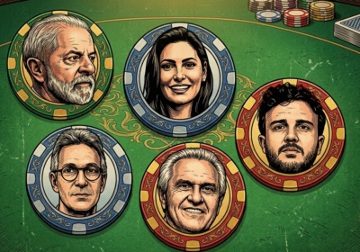 Datafolha: Sem Flávio Bolsonaro em 1º turno, Lula tem 41%, Michelle 22%, Zema 6%, Caiado 5%, e Renan Santos 3%